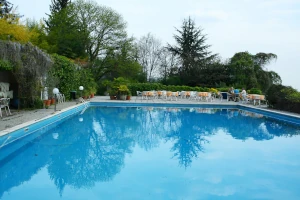 Ein Foto des Pools des Hotels